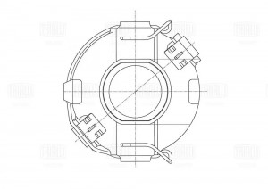 Муфта выкл. сцеп. для а/м Opel Frontera B (98-) 2.2i/2.2D (мех.) (CT 2212) CT 2212 TRIALLI
