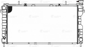 Радиатор охл. для а/м Dodge Caravan (00-)/Chrysler Voyager (00-) 3.3i/3.8i (до 2 LRC 0352 LUZAR