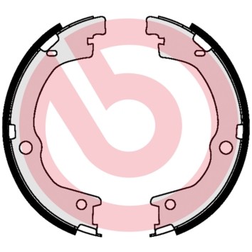 S30533 колодки барабанные!\ KIA Sorento, Hyundai H-1 2.4-3.5/2.5CRDi 00> S 30 533 BREMBO