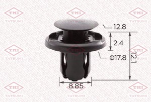 Клипса автомобильная [упаковка 10 штук] TOYOTA TJB1095 TJB1095 TATSUMI