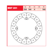 Диск тормозной MST201 MST201 TRW LUCAS