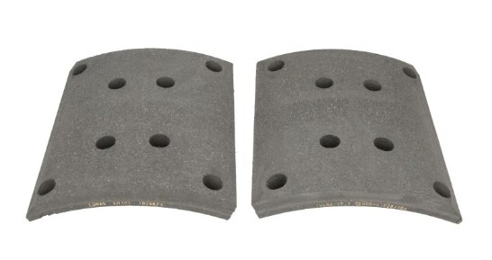 накладки торм. БЕЗ ЗАКЛЕПОК 2-рем. !(410x223) (93059 8x18 64) \MB.Steyr.MAN 194962010110 LUMAG