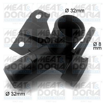 Патрубок TOYOTA Vitz (99-) системы охлаждения MEAT&DORIA 93235 MEAT DORIA