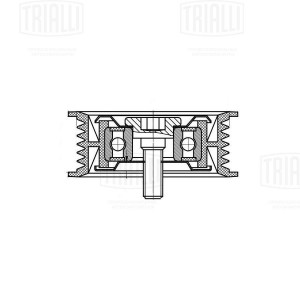 Ролик привод. ремня Mercedes Sprinter (06-) 2.1d [OM651] (опор.) ребрист. (CM 50 CM 5098 TRIALLI