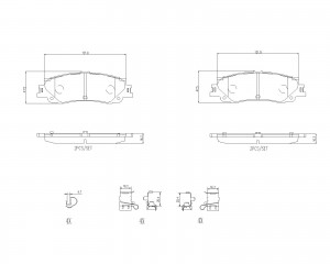 КОЛОДКИ ТОРМОЗНЫЕ ДИСКОВЫЕ, КОМПЛЕКТ TOYOTA LAND CRUISER 300 _J3_ 07/21- P83192 P83192 BREMBO