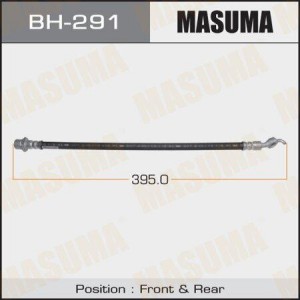 шланг тормозной! передний L=395 \ Toyota MR2/Mark2/Chaser/Cresta 89-99 BH-291 MASUMA