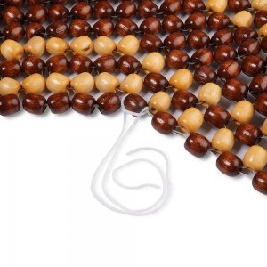 Накидка на сиденье массажная деревнная с подголовником темная AIRLINE ADCS001 AIRLINE