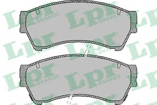 Колодки передние MAZDA 6 (GH) 05P1413 05P1413 LPR