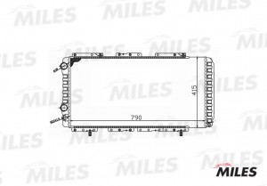 Радиатор (механическая сборка) FIAT DUCATO/CITROEN JUMPER/PEUGEOT BOXER 2.0/1.9D ACRM032 MILES