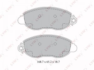 Колодки тормозные передние подходит для FORD Transit 2.0D-2.4D 00-06 BD-3033 BD-3033 LYNXAUTO