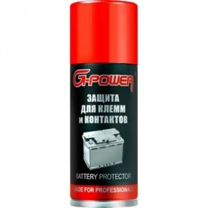 Смазка для клемм аккумулятора, защита от коррозии аэрозоль 210мл G-POWER GP211 G POWER