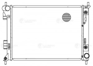 Радиатор охлаждения для а/м Kia Venga (10-)/Hyundai i20 (09-) M/A LRc081P0 LRC081P0 LUZAR
