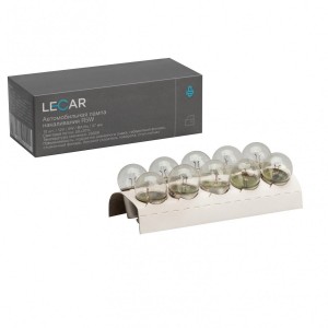 Лампа галогенная R5W 12V 5W (BA15s) (упак. 10 шт) LECAR000151301 LECAR