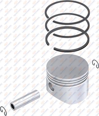 Поршнекомплект компрессора Ø 88 mm,  LP4930/34/74/85 РМК. Поршень,палец, уплотни RK01034 YUMAK