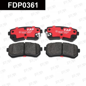 FDP0361 колодки дисковые задние!\ Hyundai Accent, KIA Rio 1.4i/1.6i 05> FDP0361 FAP