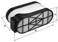 ФИЛЬТР ВОЗДУШНЫЙ, ОСНОВНОЙ, CP33280 CP 33 280 MANN FILTER