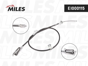 Трос стояночного тормоза правый задний NISSAN ALMERA 01- EI000115 EI000115 MILES