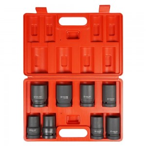 Набор головок ударных ( 8 предметов) "AIRLINE" (1"DR L=78 мм), (22-41 мм) пласт. ATAS082 AIRLINE