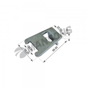 Пластина BPW колодок (SN26/42) MANSONS MBL92 MANSONS
