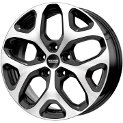 Скад KL-307 17.0 / 6.5J PCD 5x114.30 ET 50.00 ЦО 66.10 Литой / Черный с полирова 3240105 SKAD