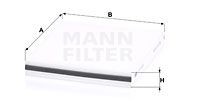 Фильтр салонный CU22003 CU22003 MANN FILTER