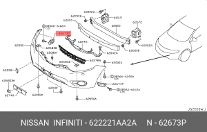 NISSAN MURANO (Z51) (2008>) 62222-1AA2A NISSAN