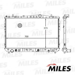 Радиатор (механическая сборка) CHEVROLET LACETTI 1.4-1.8 A/T 04- (NISSENS 61634) ACRM030 MILES