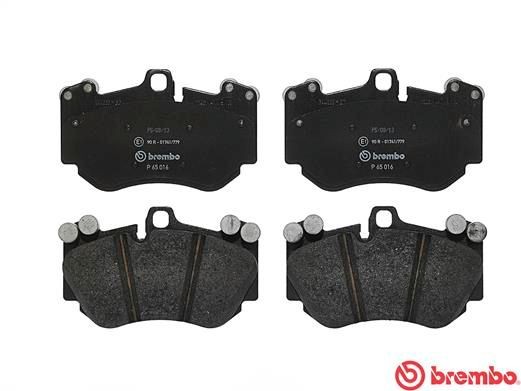 P65016 1140 00 [95535193950] !колодки дисковые п.\ Porsche Cayenne 955 3.2-4.8i/ P65016 BREMBO
