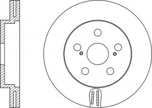 Диск тормозной TOYOTA CELICA 1999-2005 RN1142 RN1142 NIBK