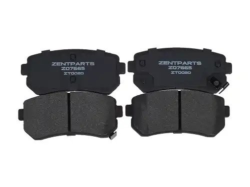 колодки тормозные дисковые! Hyundai Accent,Kia Rio 1.4i/1.6i 16V/1.5CRDi 05> Z07665 ZENTPARTS