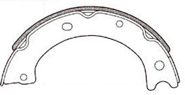 Колодки тормозные MAZDA Titan WE 83-89, NI Atlas/Condor H40 86-91, Civilian W40  BS22802 SB NAGAMOCHI