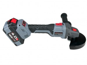 Машина углошлифовальная аккумуляторная 18.0В 4.0Ач 125мм 9000об/мин. (2 АКБ Li-I E0080 PROFI POWER