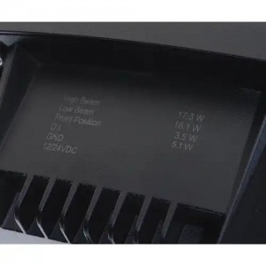 Фара ближний/дальний 12/24V с габаритом и указателем поворота светодиодная левая 37012027 MEGA POWER