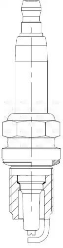Свеча зажигания для а/м Chevrolet Aveo T255 (08-) 1.4i (VSP 0505) VSP 0505 START VOLT