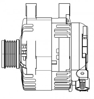 Генератор для а/м Peugeot Partner (08-)/Citroen Berlingo (08-) 1.6HDi 150A (LG 2 LG 2010 START VOLT