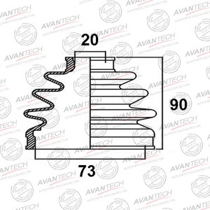 Пыльник привода Avantech BD0220 AVANTECH
