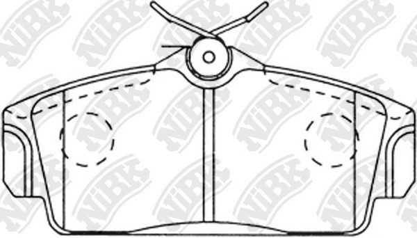 Колодки передние (NISSAN ALMERA N16, PRIMERA P11) PN2230 PN2230 NIBK