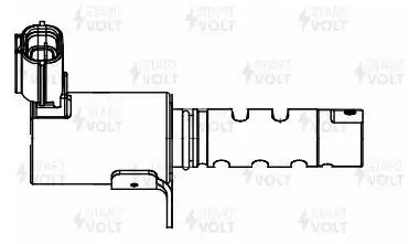 Клапан эл. рег. фаз ГРМ для а/м Toyota Cami (99-) 1.3i впуск. (SVC 1904) SVC 1904 START VOLT