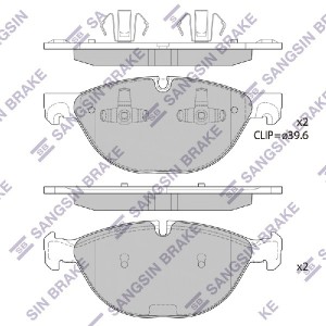 Колодки передние BMW X5 E70 SP1924 SP1924 SANGSIN