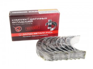 Вкладыши для а/м ГАЗ 406 дв. (шатунные) 0,25 "ЗМЗ-Дайдо" (8 шт.) 406.1000104-20 DAIDO METAL RUSSIA