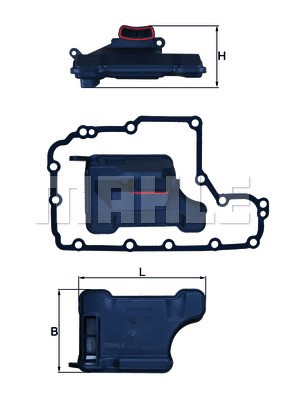 OPEL ASTRA F, G, H/ ZAFIRA A/ CORSA B HX 157D с прокладкой поддона HX157D MAHLE KNECHT