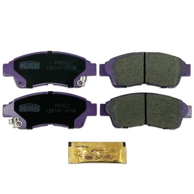 Колодки тормозные TOYOTA Corolla (97-01) передние (4шт.) NIBK PN1322 NIBK