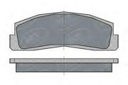 Колодки тормозные дисковые передние для а/м ВАЗ 2121 SCT Germany SP179 SCT