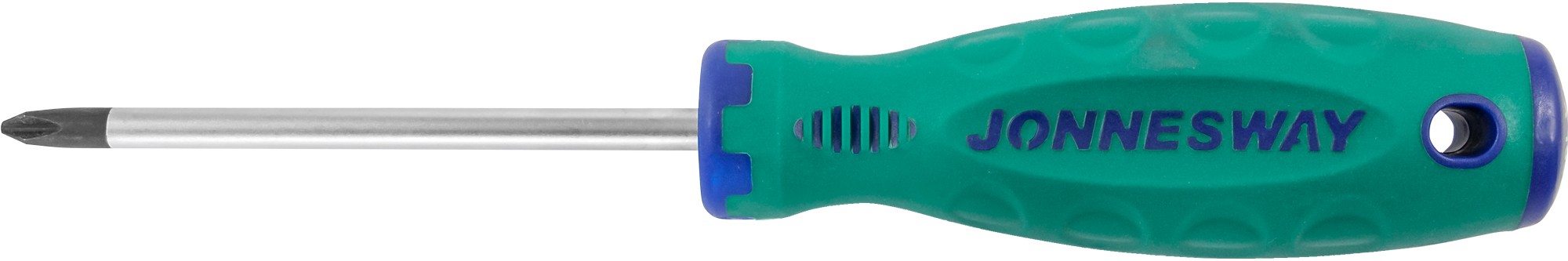 отвертка! стержневая крестовая ANTI-SLIP GRIP, PH2х100 мм\ D71P2100 JONNESWAY