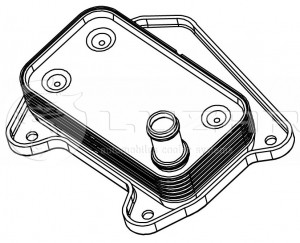 Радиатор масляный для а/м Mercedes-Benz C (W203) (00-) LOc1503 LOC1503 LUZAR