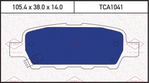 Колодки тормозные дисковые задние NISSAN X-Trail/Qashqai/Tiida/Murano 01-SUZUKI  TCA1041 TATSUMI