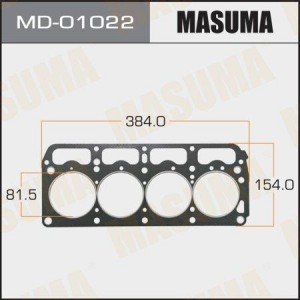 прокладка ГБЦ! 1.6мм\ Toyota Corolla/Starlet 3KU/4K 1.2/1.3 87 MD-01022 MASUMA
