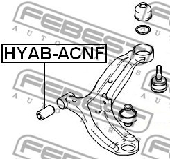 Сайлентблок HYAB-ACNF HYAB-ACNF FEBEST
