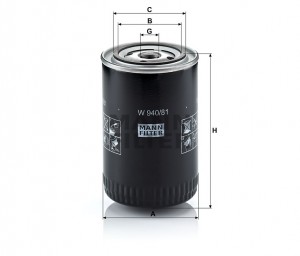 Фильтр масляный W940/81 W94081 MANN FILTER