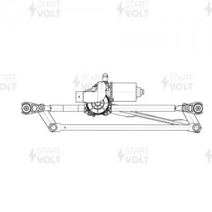 Стеклоочиститель в сборе для а/м Ford Transit (13-) (VWA 10010) VWA 10010 START VOLT